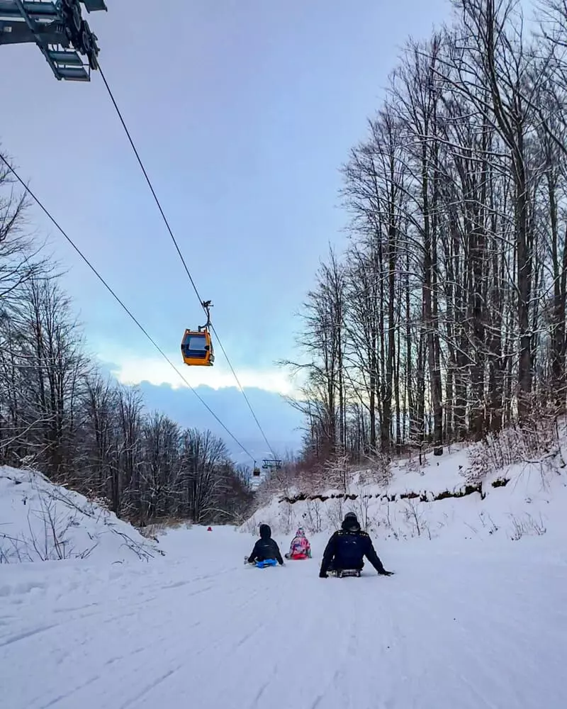 Pârtie de sanie Pasul Vâlcan