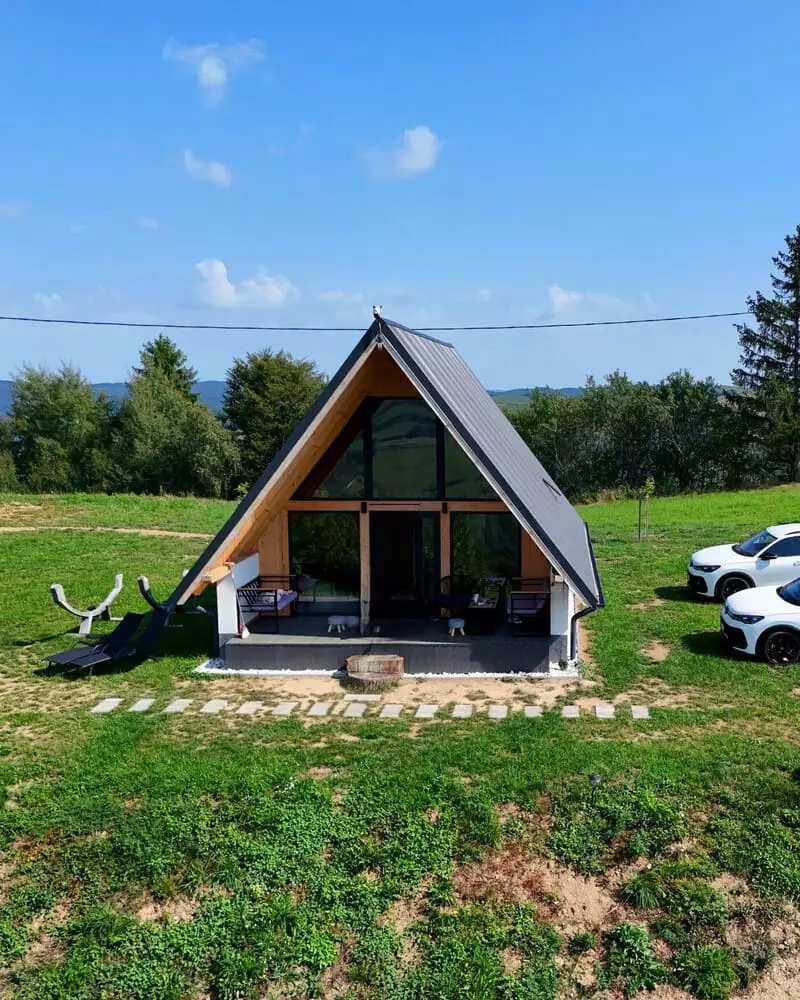A-frame la munte